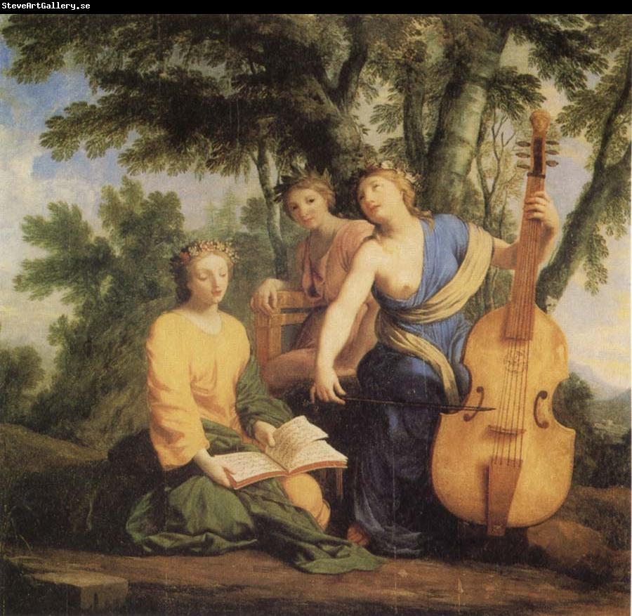 Eustache Le Sueur Meplomene Erato und Polymnia